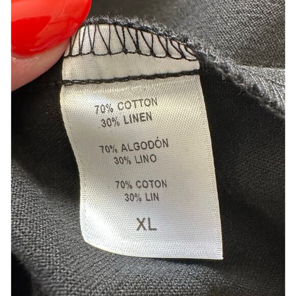 Rachel Pally - Linen Canvas Roma Dress - Licorice (Black) - XL (NWOT) - Picture 11 of 14